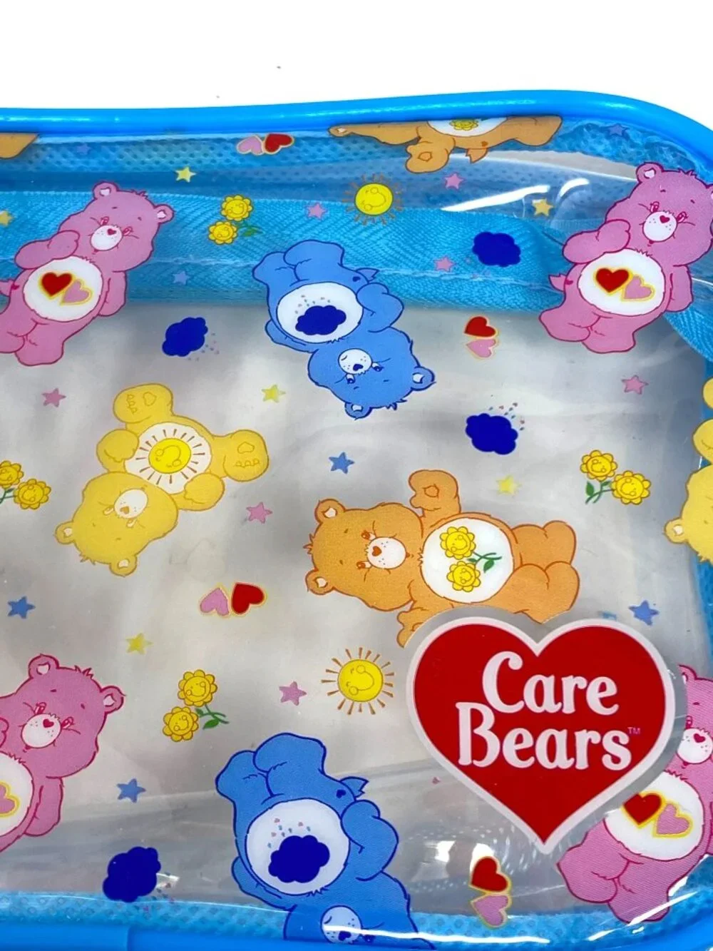 Target Care Bears Clear Pencil Pen Pouch Pastel Organization Makeup Storage
